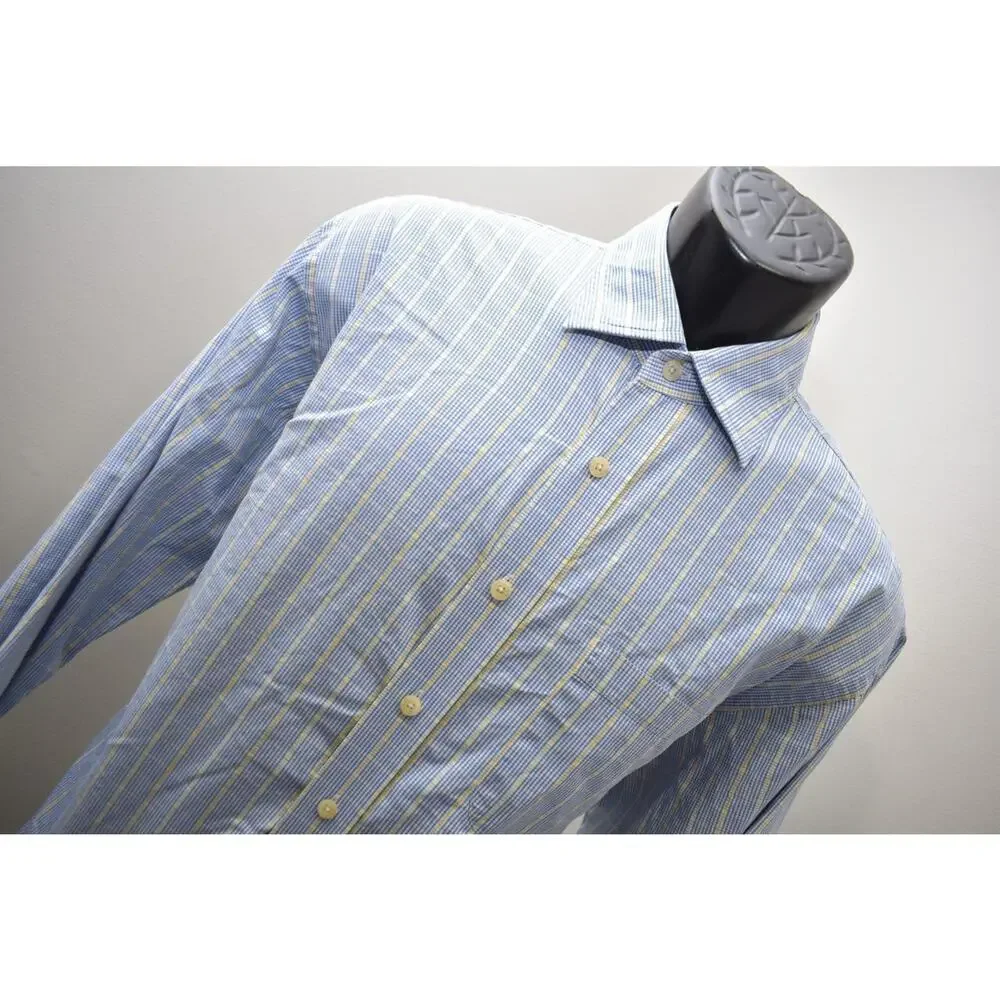Vineyard Vines‎ Slim Fit Burgee Shirt Plaid Long Sleeve Mens Sz Large
